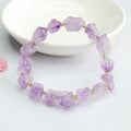 Juanyu Natural Amethyst Bracelet Nine Purple Fire Bracelet Colored Gemstone Jewelry Factory Wholesale and Dropshipping S4033001