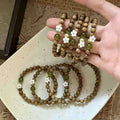 New Chinese Style Sandalwood Alxa Bracelet, Cool Feel, Bestie Couple Jewelry, Cross-border Douyin Bestie Popular Wholesale