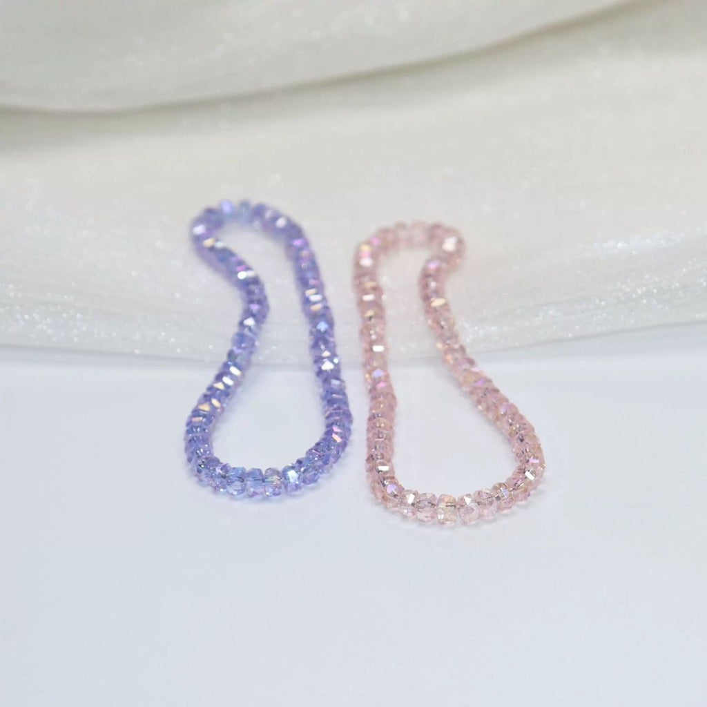 Factory direct sales: premium wheel beads, Shijia crystal flat beads, DIY handmade loose bead bracelets, necklaces, accessories