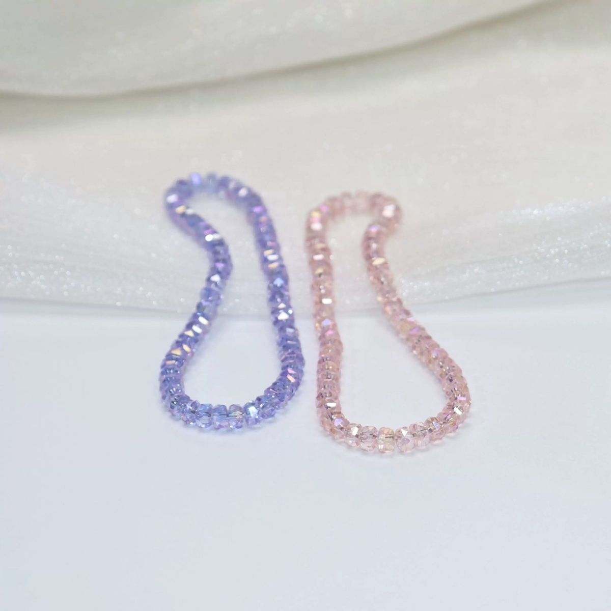 Factory direct sales: premium wheel beads, Shijia crystal flat beads, DIY handmade loose bead bracelets, necklaces, accessories