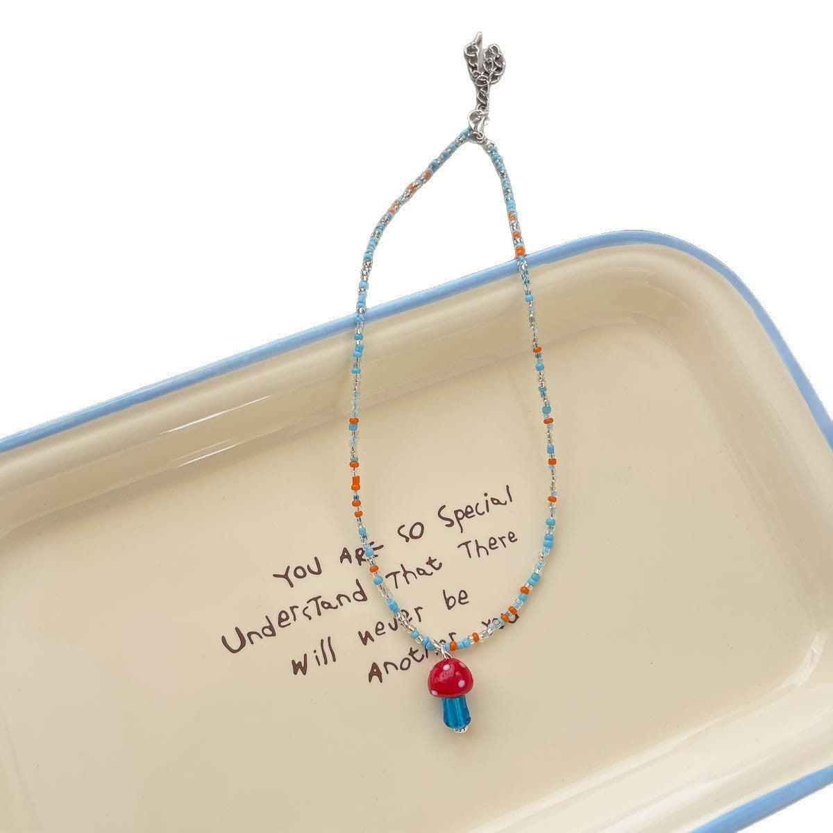New cartoon dopamine colorful children's necklace, playful and cute girls' fruit animal bead collarbone chain necklace