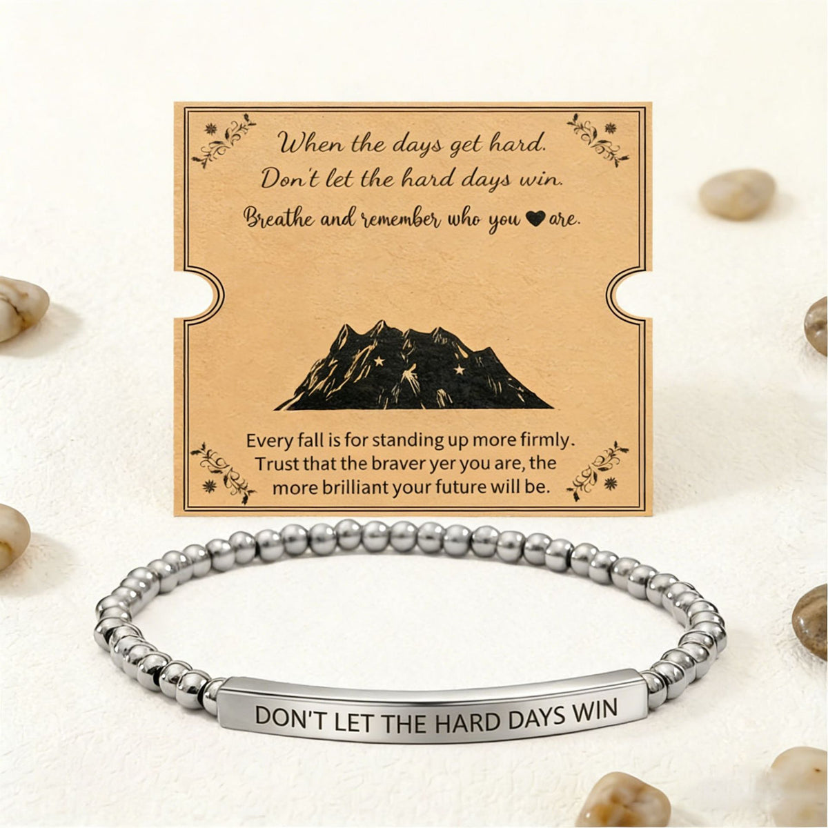 Best-selling cross-border in Europe and America: stainless steel bent tube engraving seven-colored natural stone bracelet, fashionable 4mm gold bead bracelet